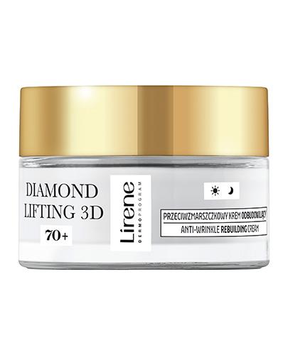 Lirene DIAMENTOWY LIFTING 3D Przeciwzmarszczkowy krem odbudowujący 70+, 50 ml zdjęcie