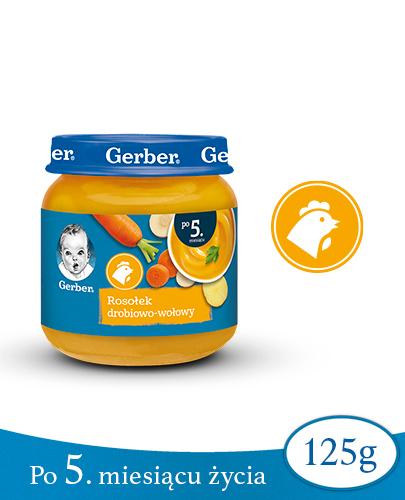 GERBER Zupka rosołek drobiowo-wołowy po 5 miesiącu - 125 g zdjęcie