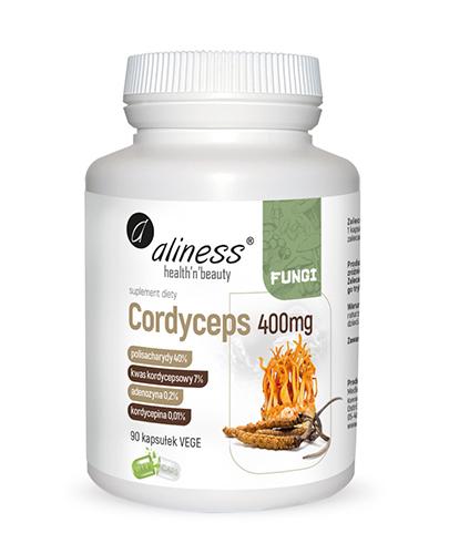 Aliness Cordyceps 40/7/0,2/0,01 400 mg, 90 kapsułek vege zdjęcie