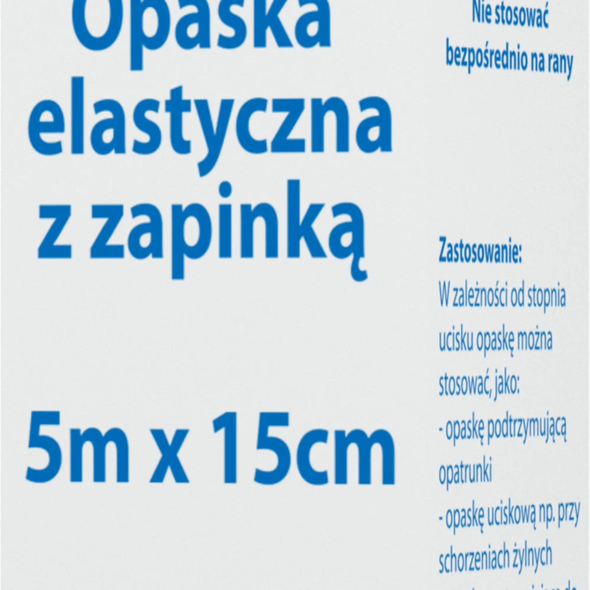 Viscoplast opaska elastyczna z zapinką 5m x 15cm 1 sztuka