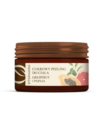 BOSPHAERA Cukrowy peeling do ciała Grejpfrut i papaja - 200 g. Do każdego rodzaju skóry. zdjęcie