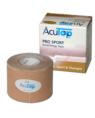 AcuTop Pro Sport Tape 5 cm x 5 m beżowy, 1 szt., cena, wskazania, właściwości zdjęcie