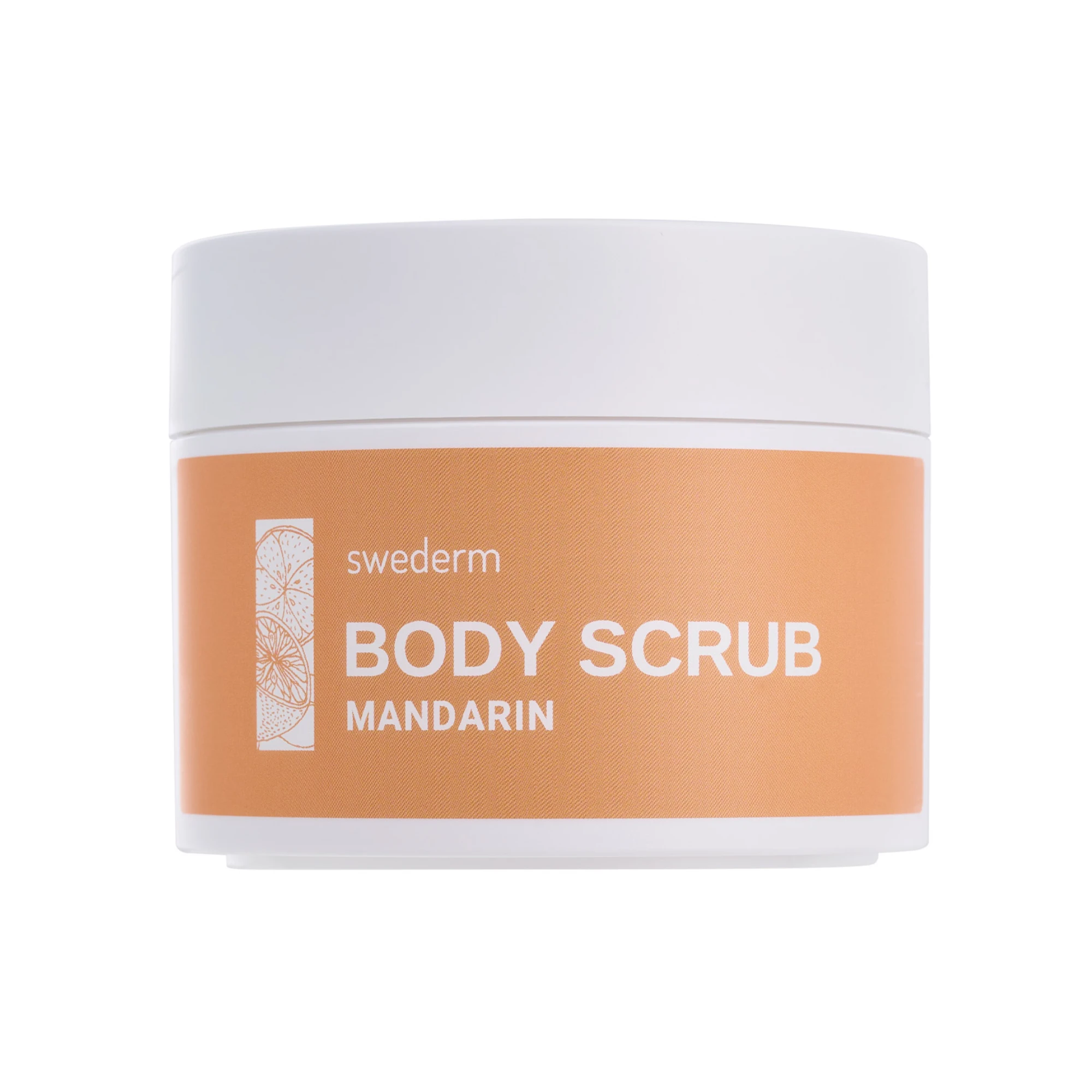 Swederm Body Scrub Mandarin Cukrowo-solny peeling do ciała z witaminą E o zapachu mandarynki, 275 g  zdjęcie