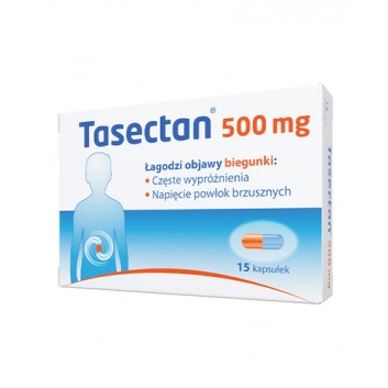 Tasectan 500 mg, 15 kapsułek