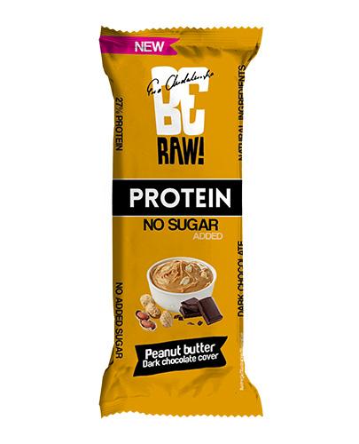 BeRAW! Protein, Baton Proteinowy, 27% białka, masło orzechowe, 40 g zdjęcie