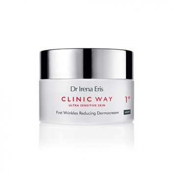 Dr Irena Eris Clinic Way Dermokrem redukujący pierwsze zmarszczki 1° na noc, 50 ml, cena, opinie, wskazania