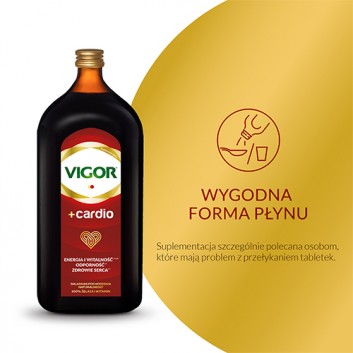 Vigor+ Cardio preparat witaminowy w płynie 1000 ml