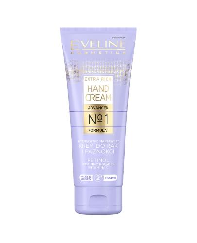 Eveline Extra Rich No1 Intensywnie Naprawczy Krem do rąk i paznokci, 75 ml zdjęcie