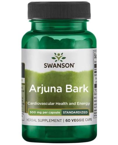 SWANSON Arjuna 500 mg - 60 kaps. - układ sercowo-naczyniowy - cena, opinie, wskazania zdjęcie