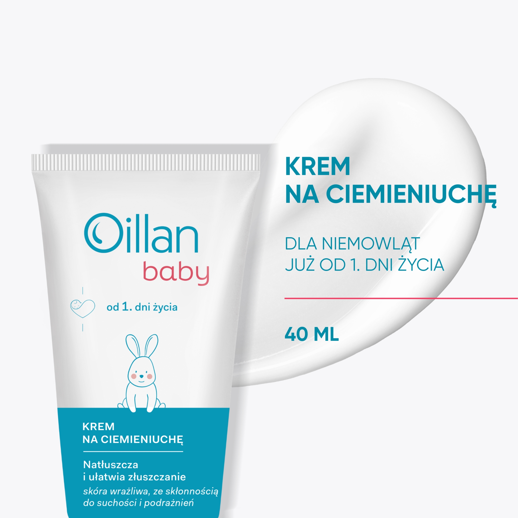 Oillan Baby, Krem na ciemieniuchę, 40 ml