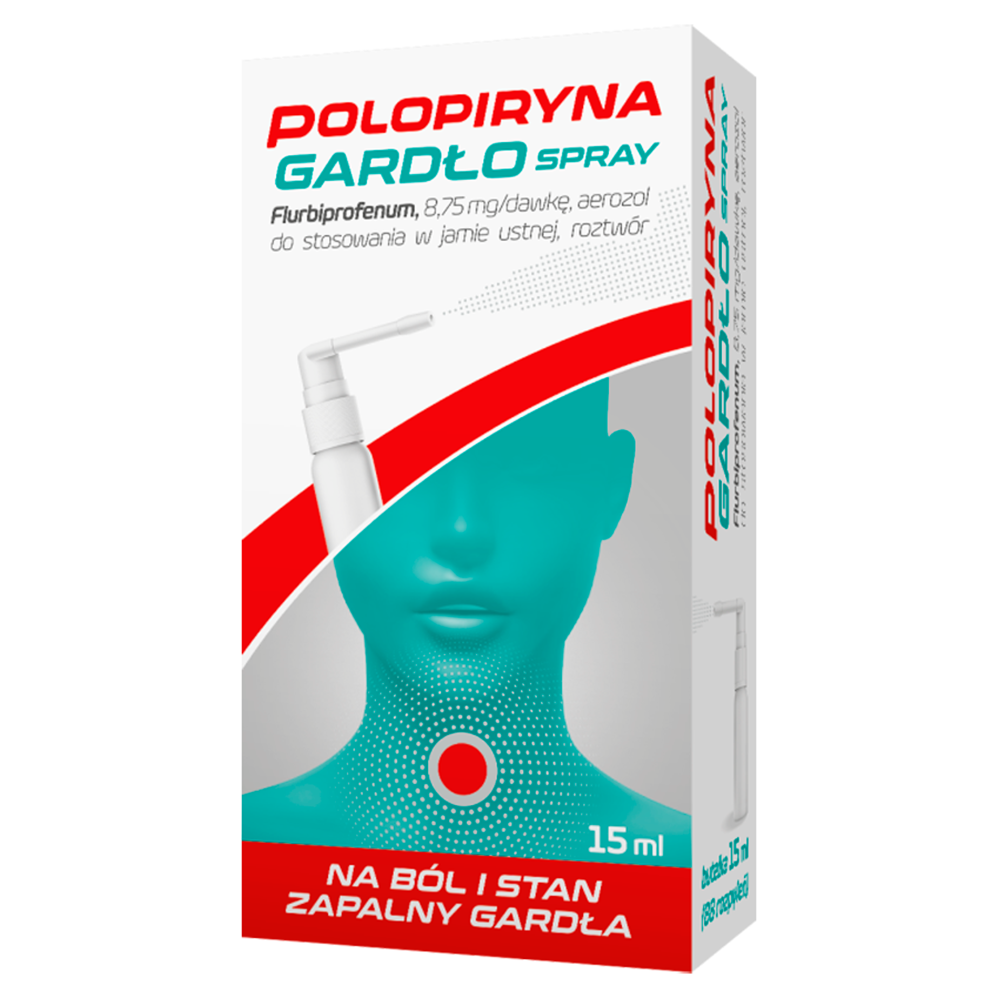 Polopiryna Gardło Spray 8,75 mg/dawkę 15 ml zdjęcie