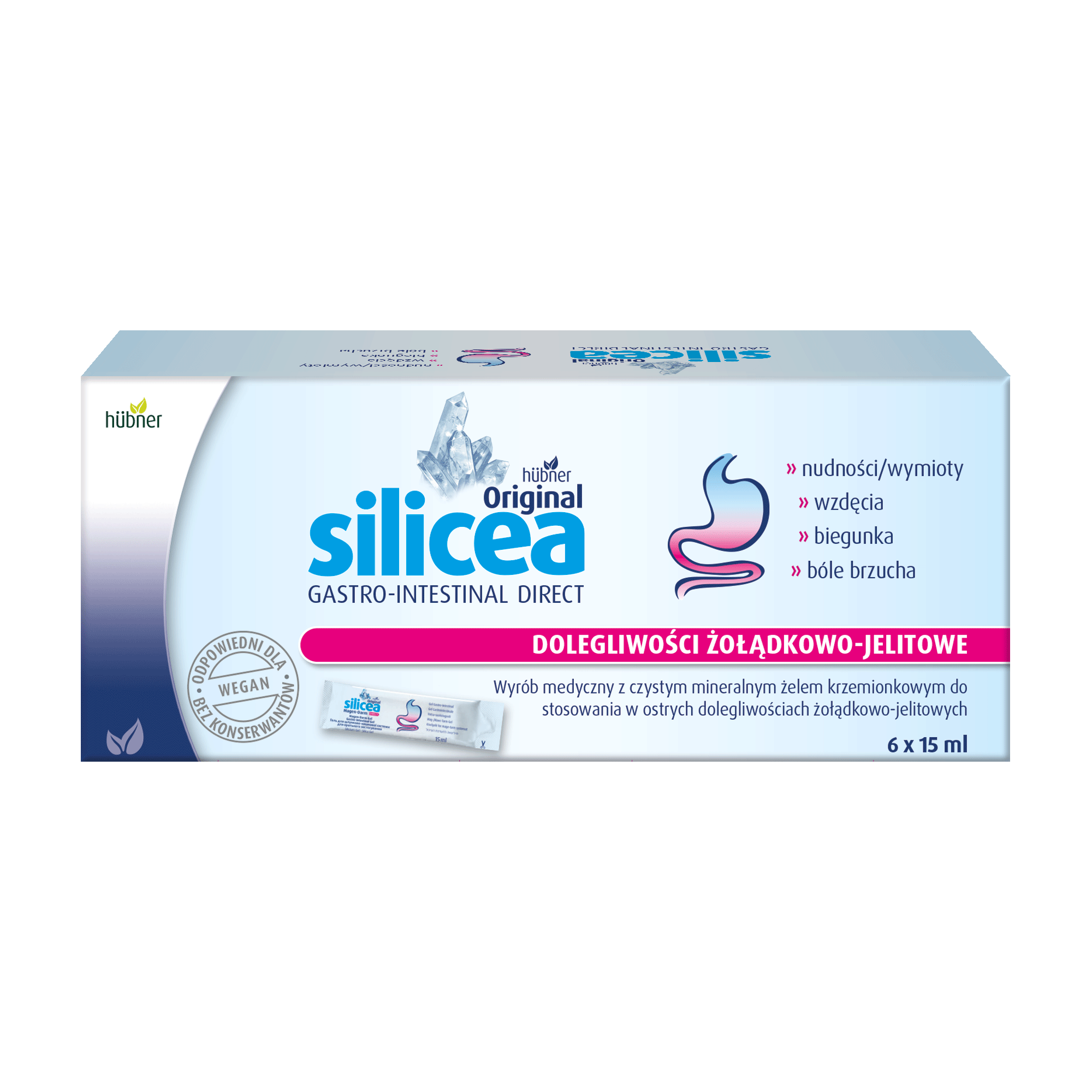 Silicea Gastro-Intestinal Direct, 6 x 15 ml zdjęcie