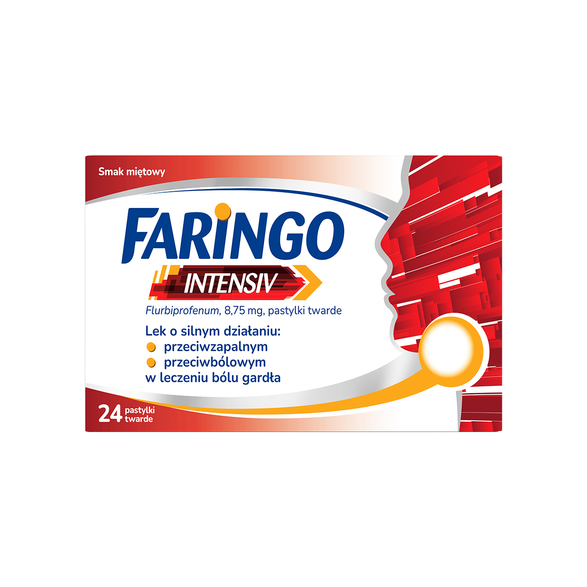 Faringo Intensiv, pastylki twarde, 24 sztuki zdjęcie
