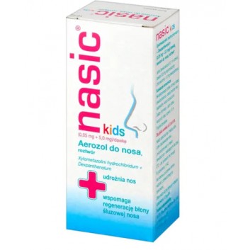Nasic Kids (0,05 mg + 5,0 mg)/dawkę aerozol do nosa 10 ml