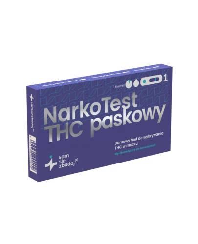 Samsiezbadaj.pl Narko Test do wykrywania THC w moczu paskowy, 1 szt zdjęcie