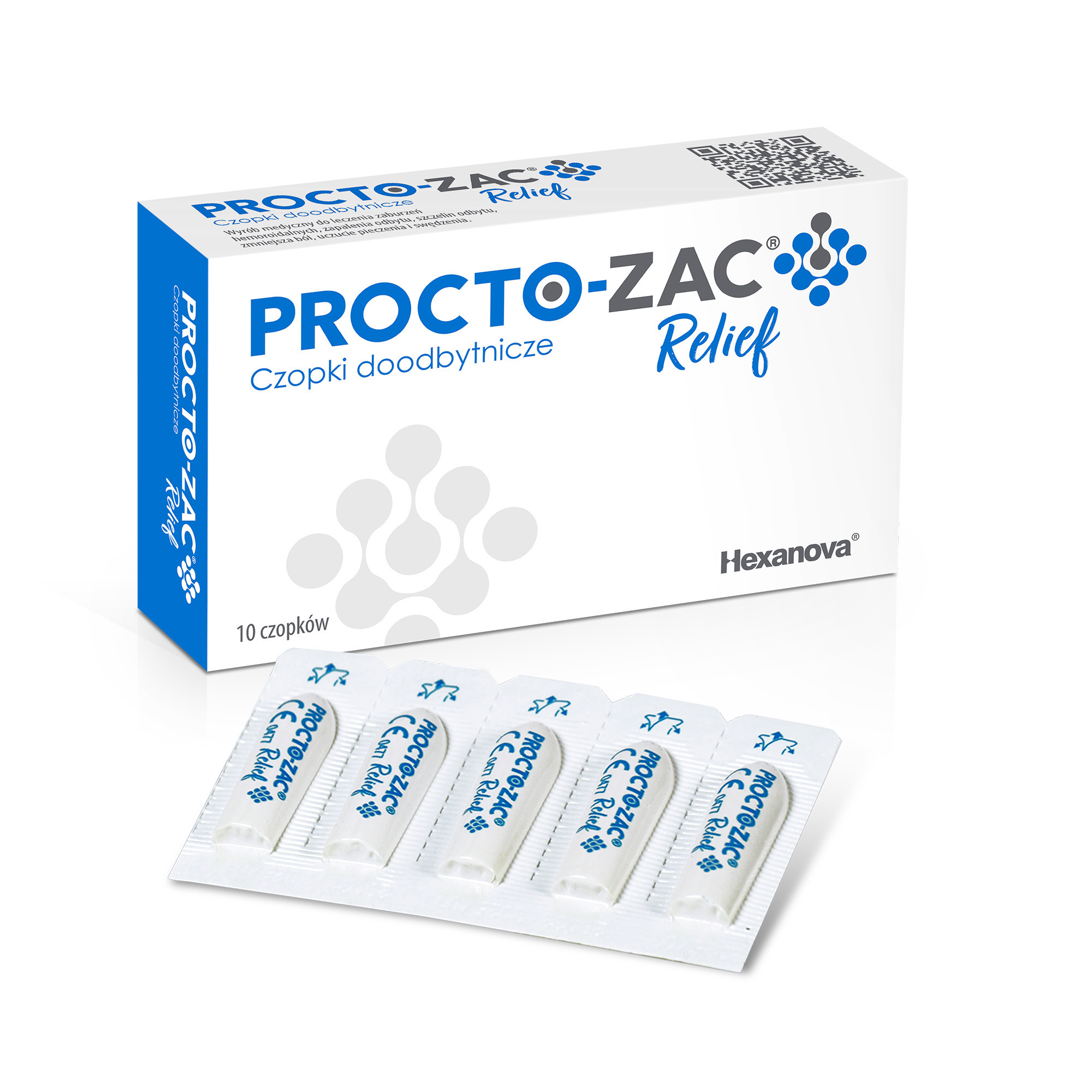 Procto-Zac Relief czopki doodbytnicze 10 sztuk