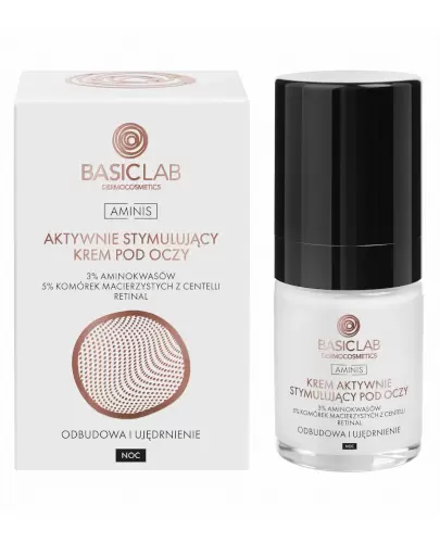 BasicLab Aminis aktywnie stymulujący krem pod oczy 18 ml zdjęcie
