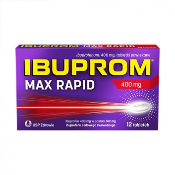 Ibuprom Max Rapid, 12 tabletek