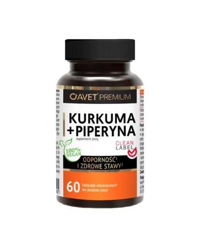 Avet Premium Kurkuma + Piperyna, 60 kapsułek zdjęcie