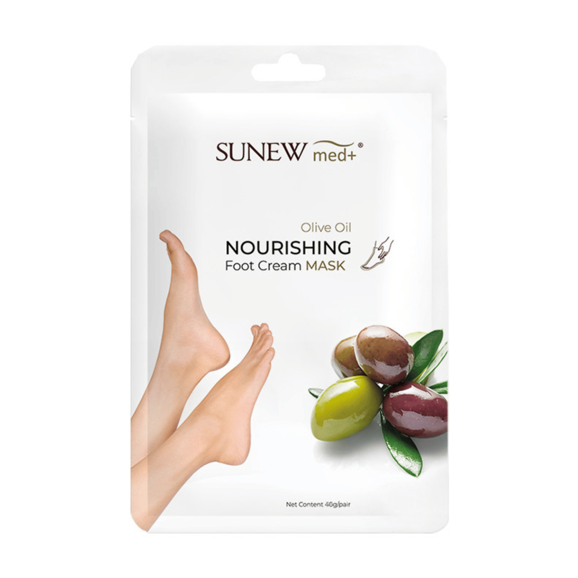 SunewMed+ maska do stóp olej jojoba i wyciągiem z oliwy 2 sztuki zdjęcie