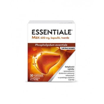 Essentiale Max Na wątrobę 600 mg 30 kapsułek