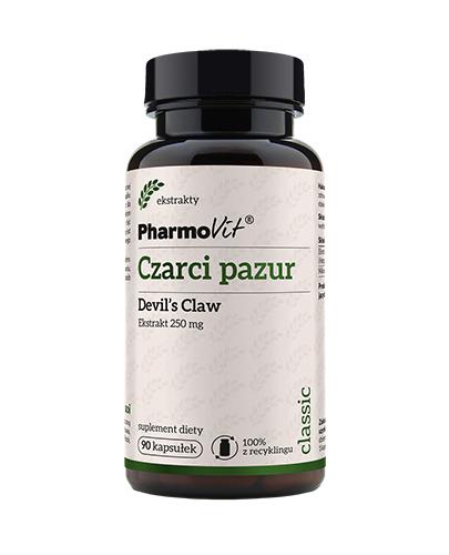 PharmoVit Czarci pazur 250 mg, 90 kaps., cena, wskazania, właściwości zdjęcie