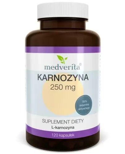 Medverita Karnozyna 250 mg 120 kapsułek zdjęcie