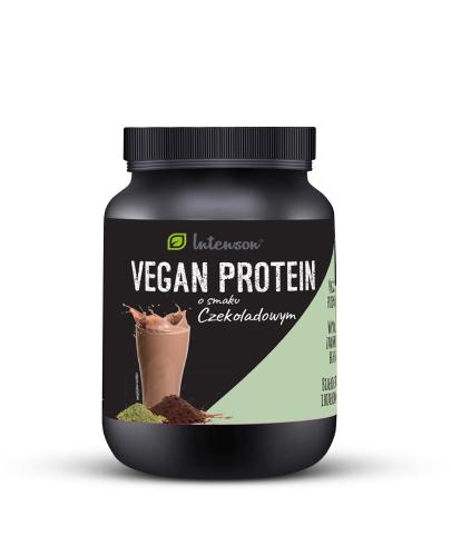 INTENSON Vegan protein o smaku czekoladowym, 600 g zdjęcie
