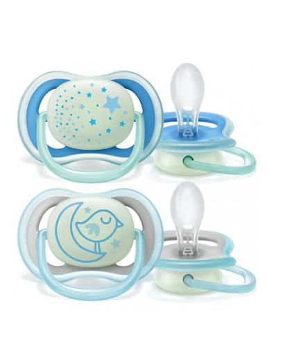 Avent Philips Ultra Air Night smoczek uspokajający 6-18m 2 sztuki [SCF376/21] zdjęcie