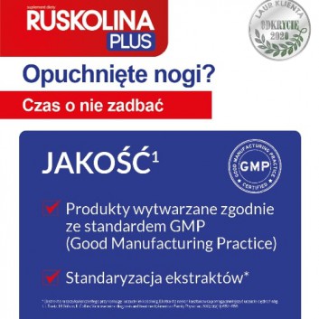 RUSKOLINA PLUS, 30 kaps., żylaki, krążenie żylne, cena, opinie, wskazania