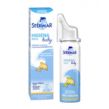 Sterimar Baby Higiena nosa fizjologiczny roztwór wody morskiej dla dzieci 0-3 50 ml