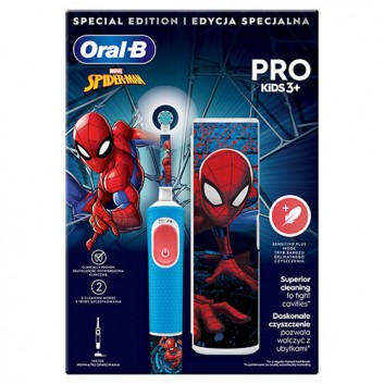 Oral-B Pro Kids Spider-Man Szczoteczka elektryczna, 1 sztuka