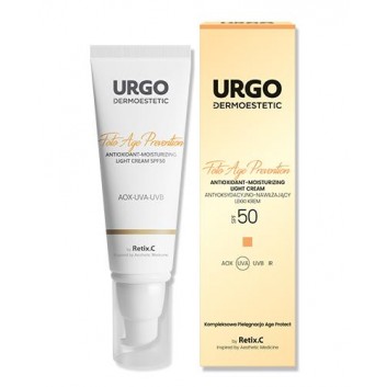 Urgo Dermoestetic Foto Age Prevention antyoksydacyjno-nawilżający lekki krem SPF 50 45 ml