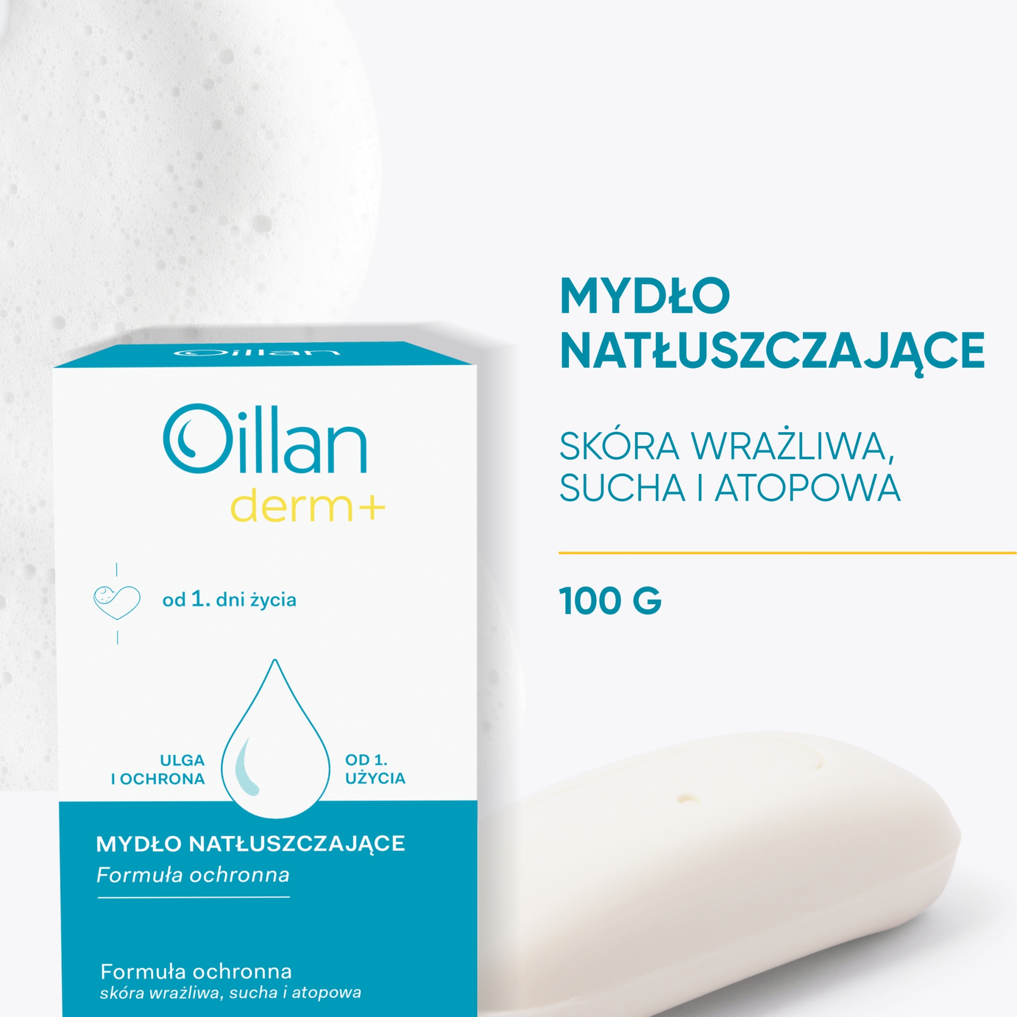 Oillan Derm+ Mydło, 100 g