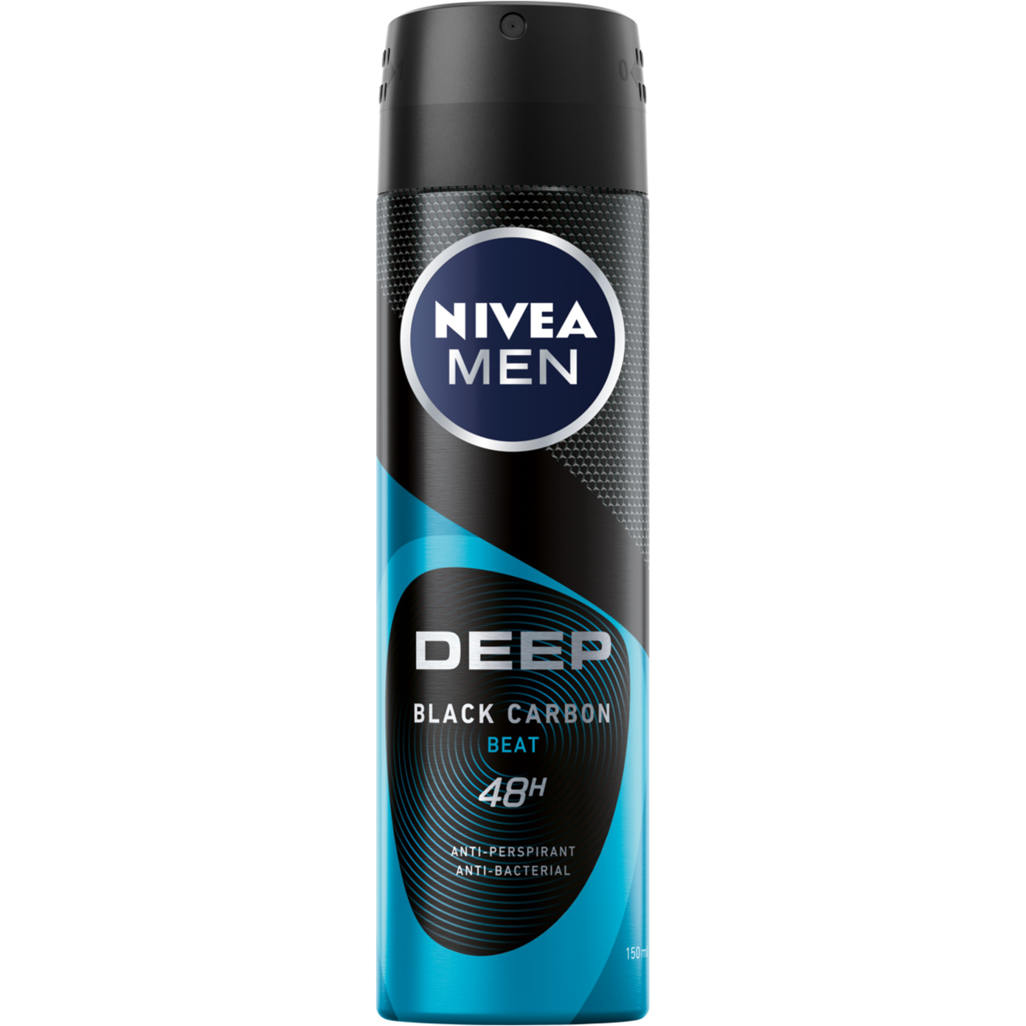Nivea Men Deep Black Carbon Amazonia Antyperspirant 48h, 150 ml  zdjęcie