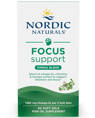 Nordic Naturalns Omega Focus 60 kapsułek zdjęcie