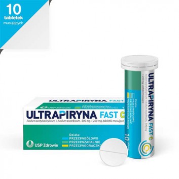 Ultrapiryna Fast C, 10 tabletek
