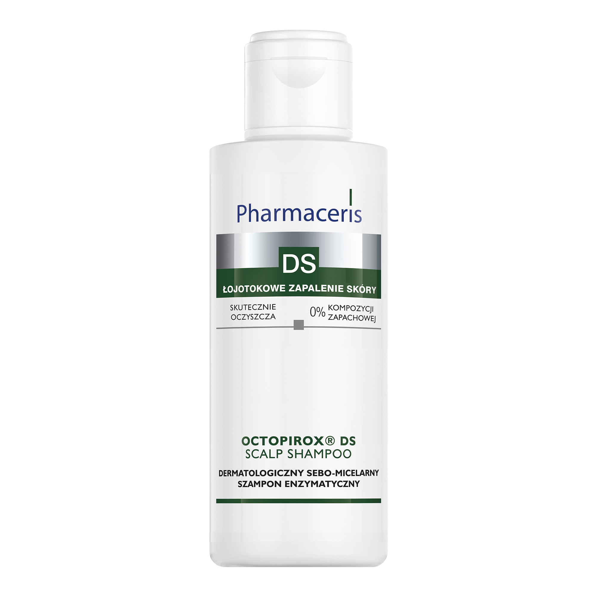 Pharmaceris Octopirox DS Szampon dermatologiczny sebo-micelarny enzymatyczny, 125 ml zdjęcie