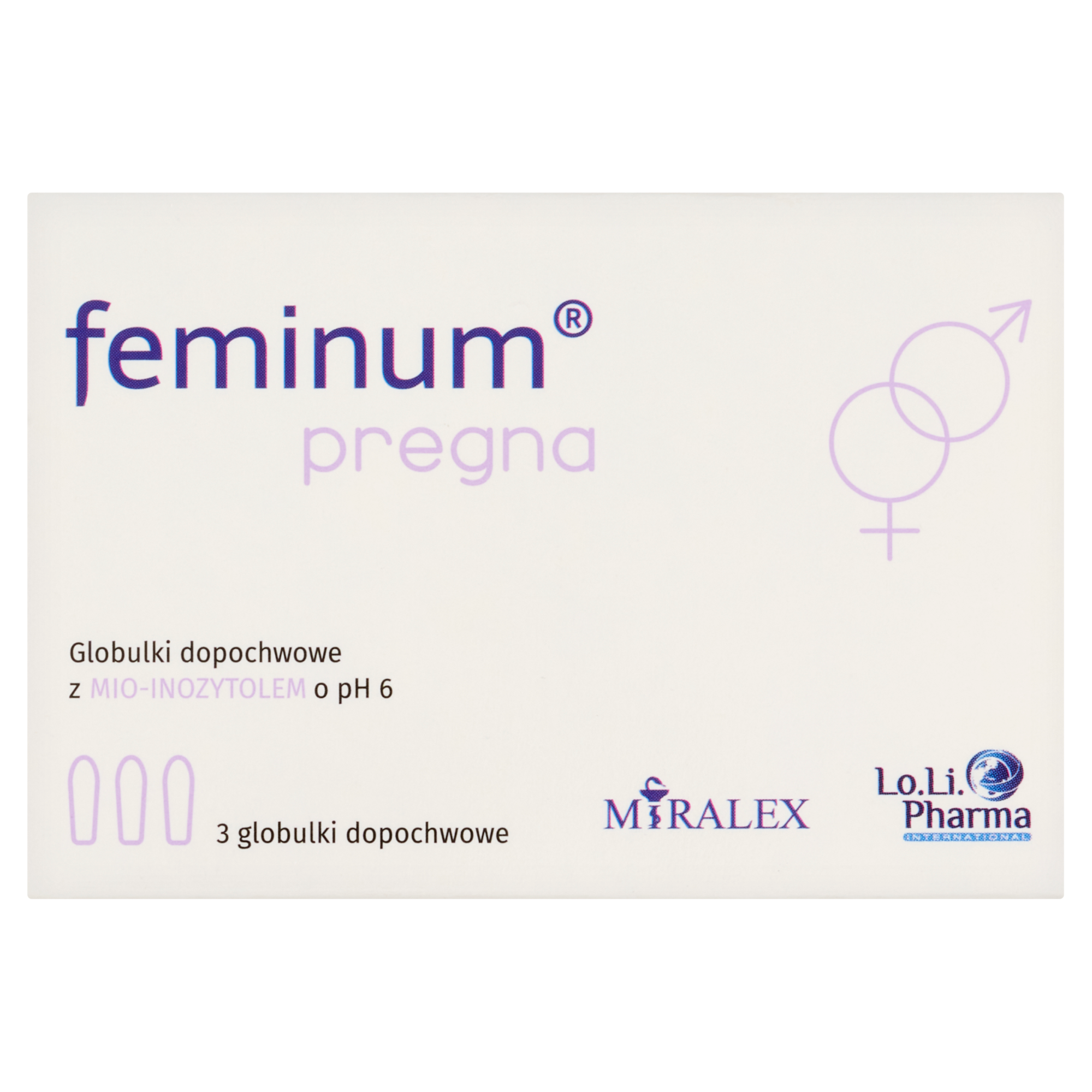 Feminum Pregna, globulki dopochwowe, 3 sztuki zdjęcie