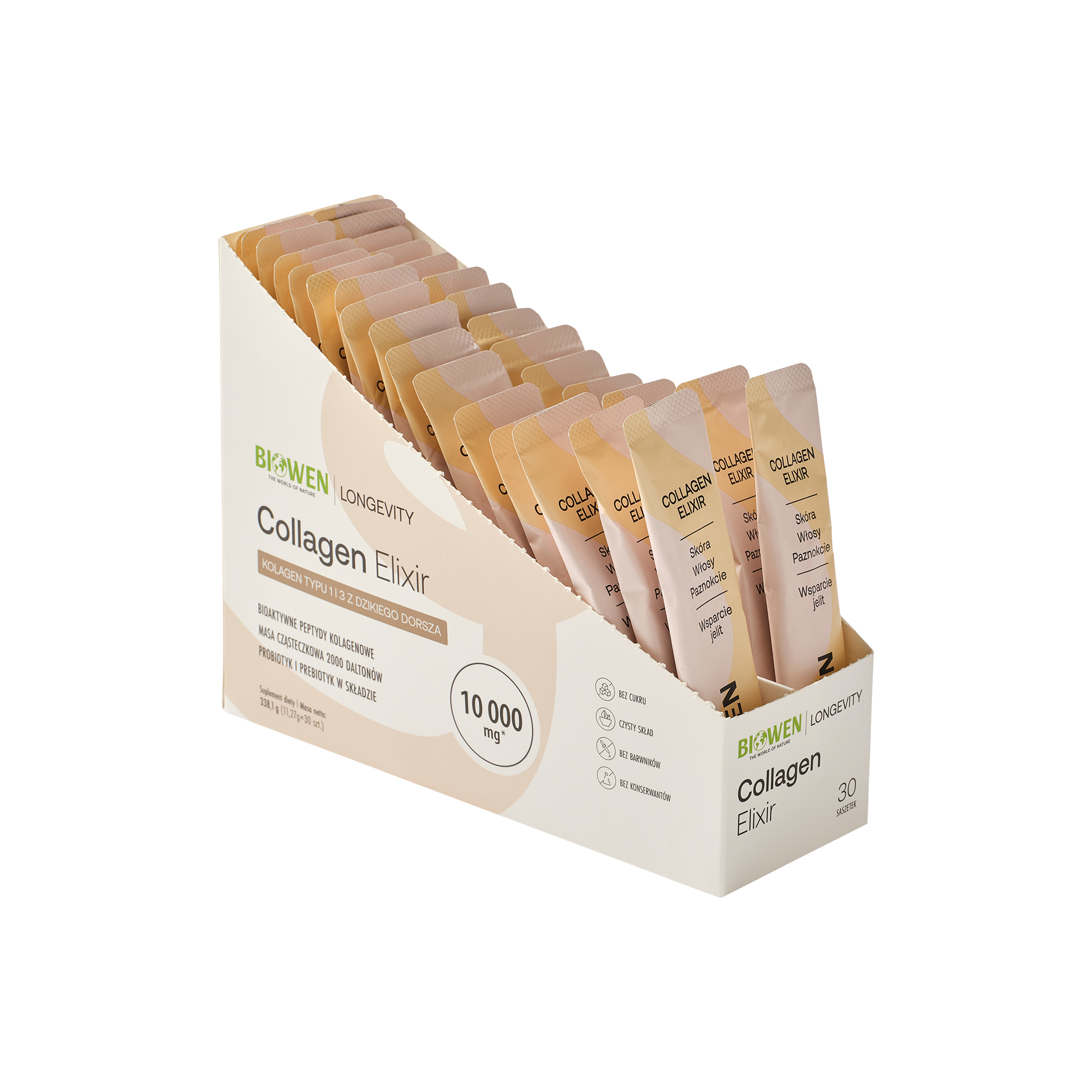 Biowen, Collagen Elixir, 30 saszetek