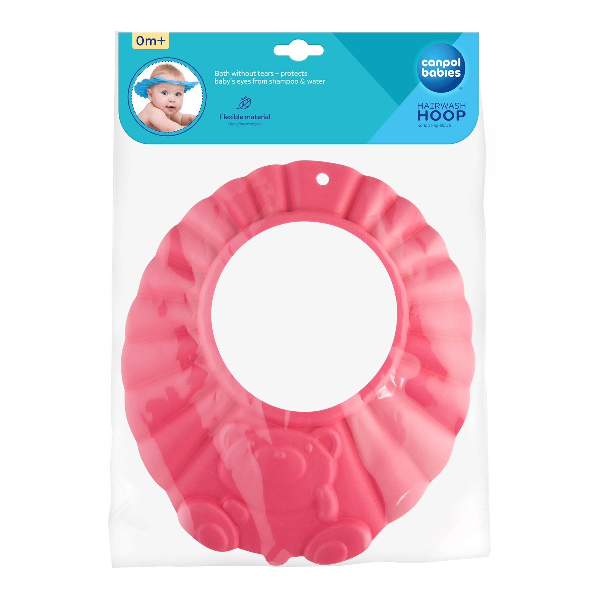Canpol Babies rondo kąpielowe różowe [74/006] 1 sztuka zdjęcie