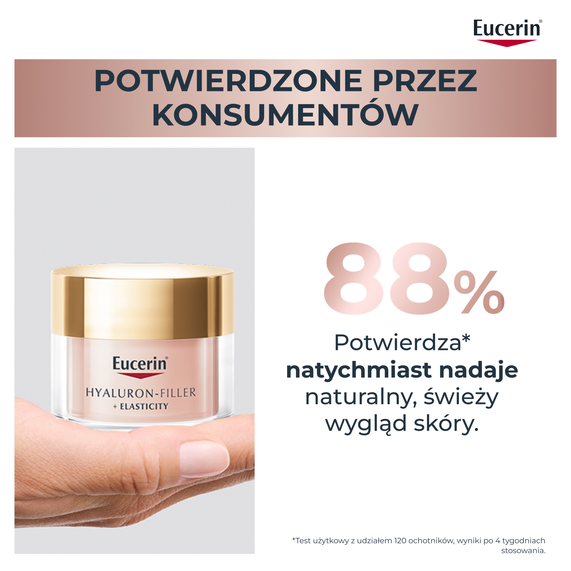 Eucerin Hyaluron-Filler + Elasticity Różany Krem anti-age na dzień SPF 30, 50 ml