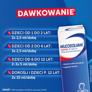 MUCOSOLVAN Syrop na kaszel, 100 ml
