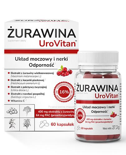 Domowa Apteczka, Żurawina UroVitan, kapsułki, 60 sztuk zdjęcie