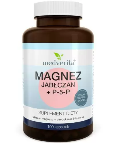 Medverita Magnez jabłczan + P-5-P 100 kapsułek zdjęcie