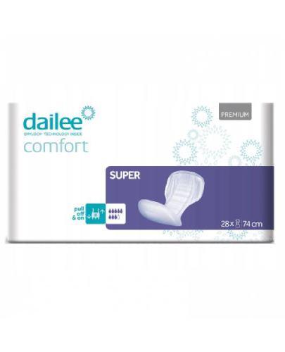 Dailee Comfort Premium Super pieluchy anatomiczne XL, 28 sztuk zdjęcie
