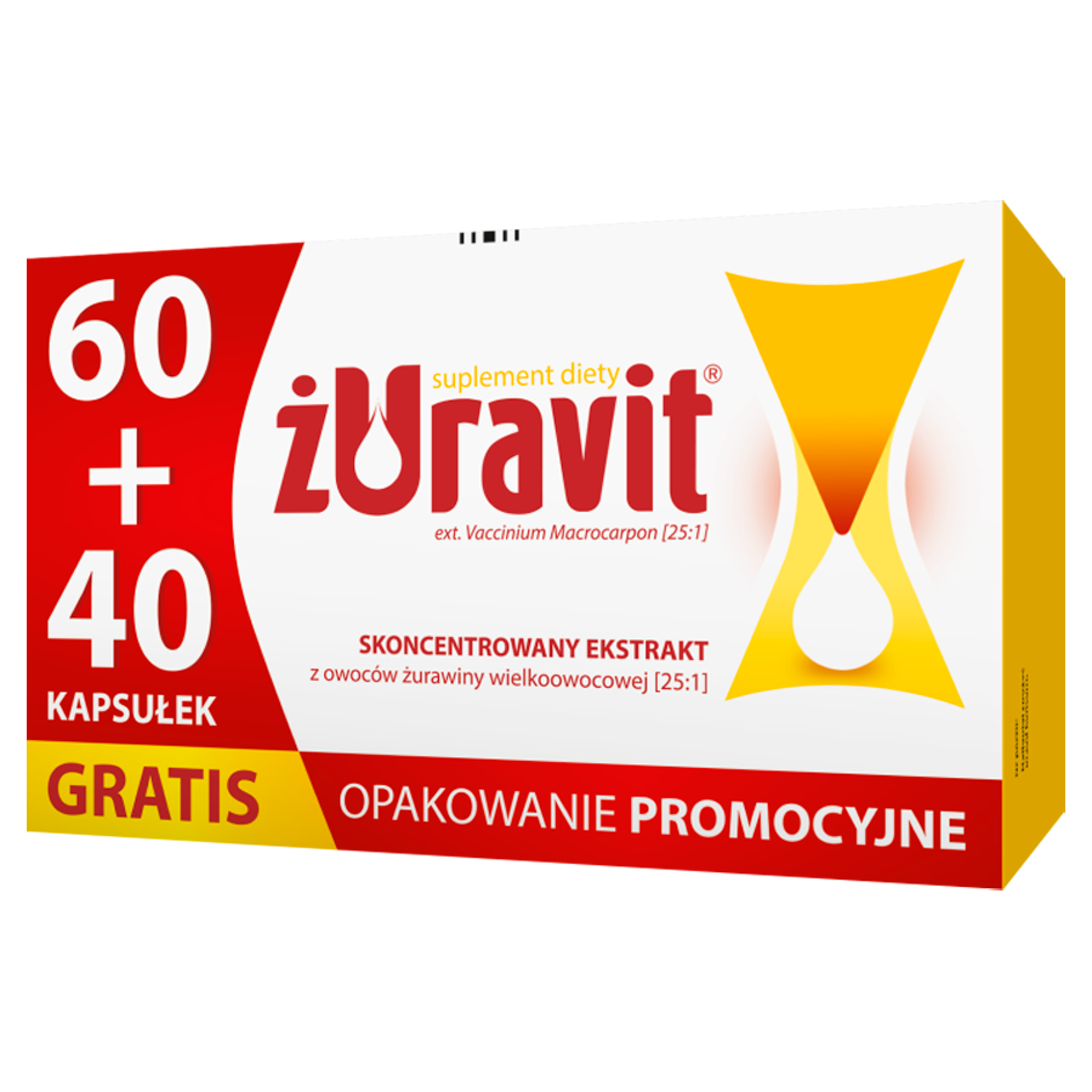 Żuravit 60 kapsułek + 40 kapsułek zdjęcie