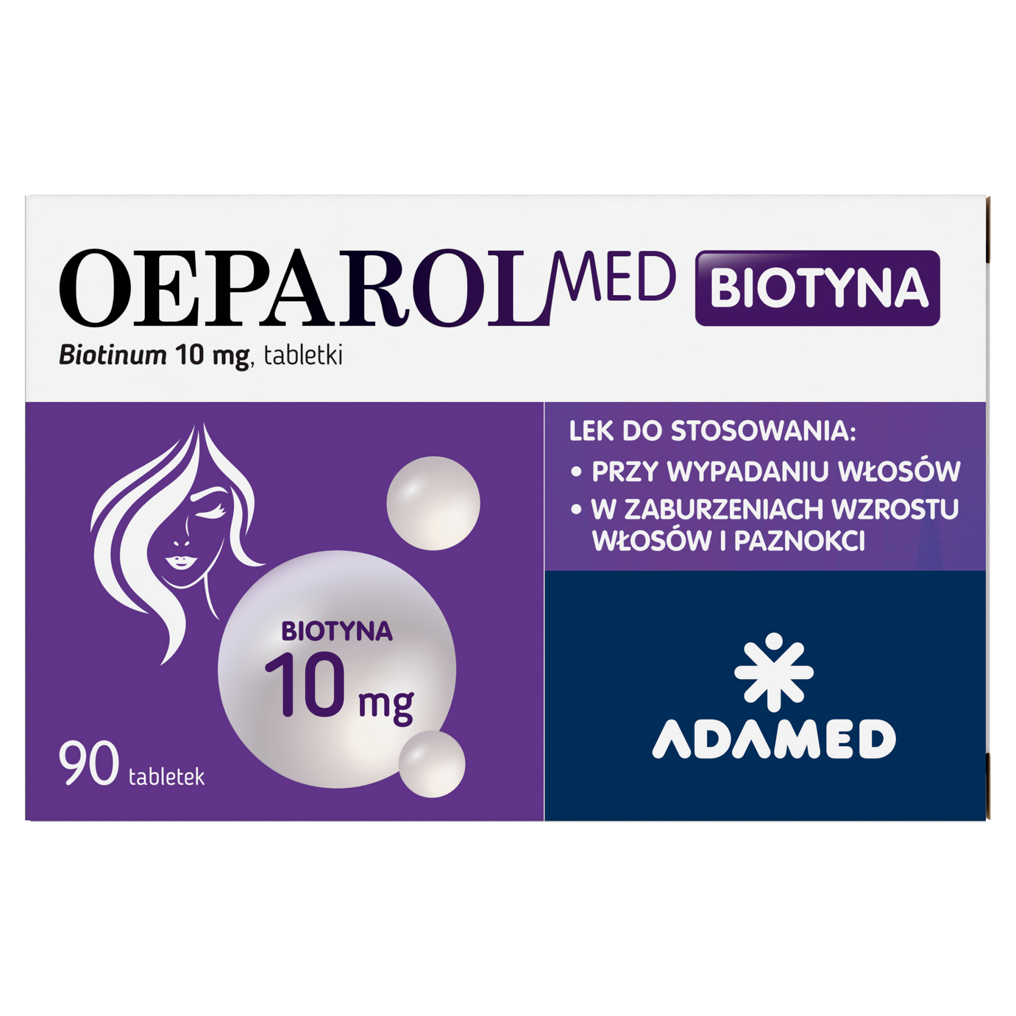 OeparolMed Biotyna, 10 mg, tabletki, 90 sztuk zdjęcie