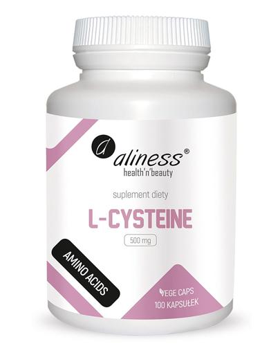 Aliness L-Cysteine 500 mg - 100 kaps. Na odporność - cena, opinie, stosowanie zdjęcie