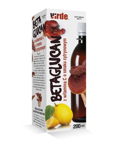 Betaglucan z witaminą C smaku cytrynowy - 200 ml  zdjęcie